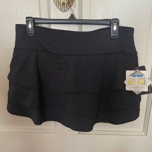 NWT! Athleta Black Tiered Skort - Medium